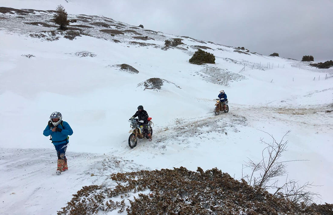 Frío y nieve en la March Moto Madness Teruel 2018