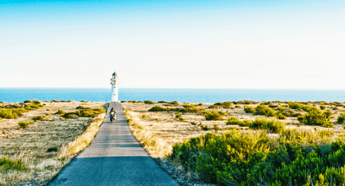 Carretera en Formentera