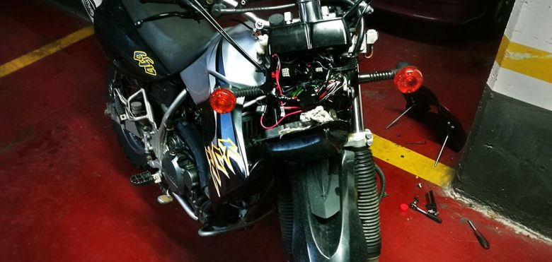 klr fallo eléctrico cableado